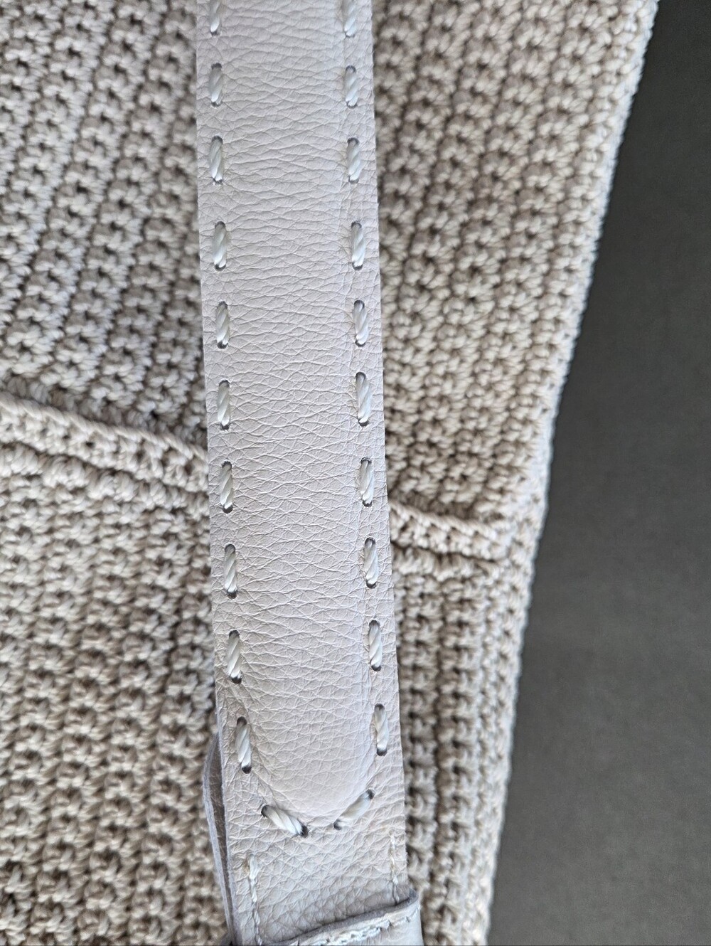 The Sak Los Feliz Slouchy Hobo NWT Hand Crochet Ecru - Picture 10 of 15